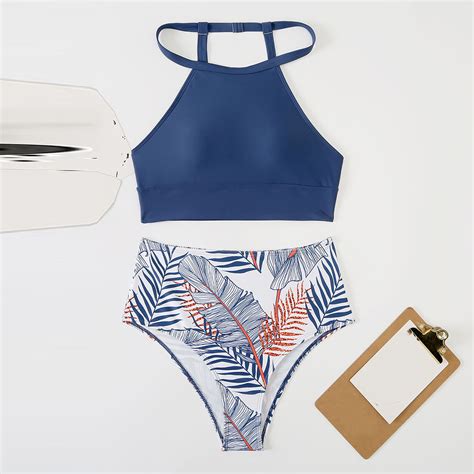 Cethrio Swimwear Switmsuit Bikini Set For Women Two Pieces Bathing