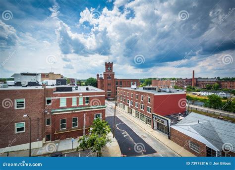 View Of Buildings In Downtown Nashua New Hampshire Editorial Photo