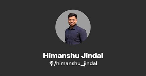 Himanshu Jindal Instagram Linktree