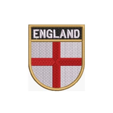 BP0176E 001 Bandeira Inglaterra Patch Bordado 6 8x8 0cm BR44