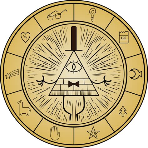 Gravity Falls - Bill Cipher Wheel | Gravity falls bill cipher, Gravity ...