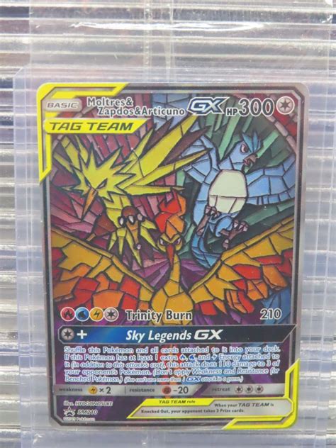 2019 Pokemon Sun Moon Moltres Zapdos Articuno Black Star Promos FA