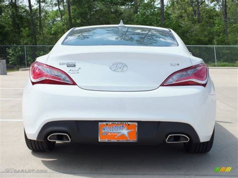 Monaco White Hyundai Genesis Coupe T Photo