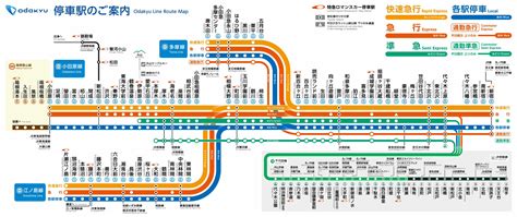 (PDF) route diagram - odakyu.jp · Tobu Skytree Line Tsukuba Express JR ...