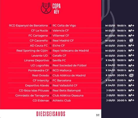 La Rfef Anuncia Fechas Horarios Y Televisiones De Los Partidos De