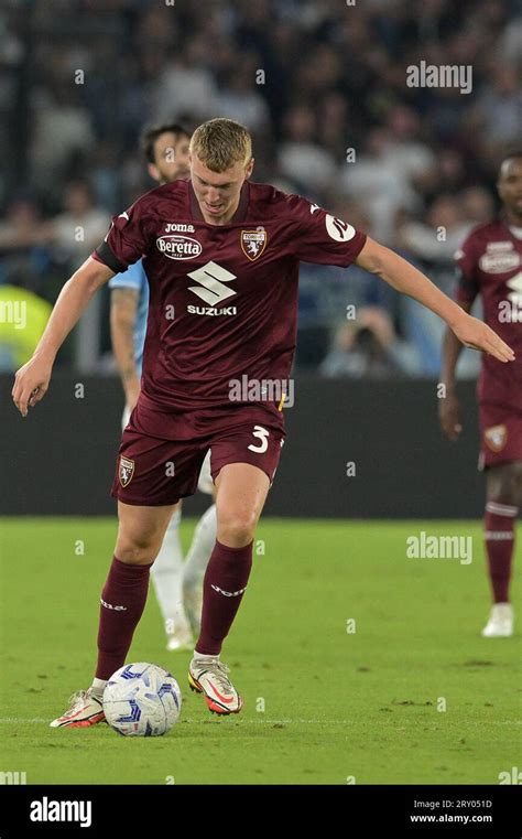 Rome Italy 27 Sep 2023 Perr Schuurs Of Torino FC During Football