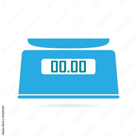 Digital scale icon, symbol vector illustration Stock Vector | Adobe Stock