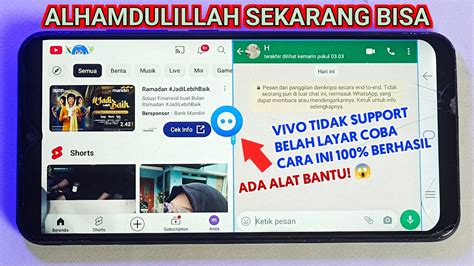 Update Cara Split Layar Belah Layar Hp Vivo 100 Berhasil Dan