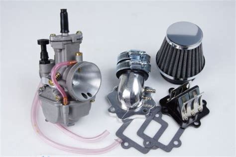 Flat Slide Pwk 24 Carburetor Kit For Eton Viper 90r Rxl 90r 2t 90cc Atv