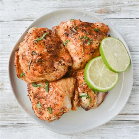 Cilantro Lime Chicken Thighs Air Fryer Recipe For Frying Out Loud