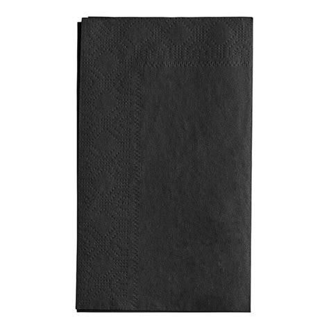 Black Paper Dinner Napkins Ply X Hoffmaster Pack