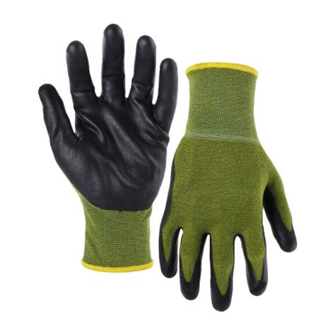 G Bamboo Shell Nitrile Micro Foam Palm Coated Gloves