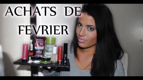 Mes Achats Make up et Soins de Février YouTube