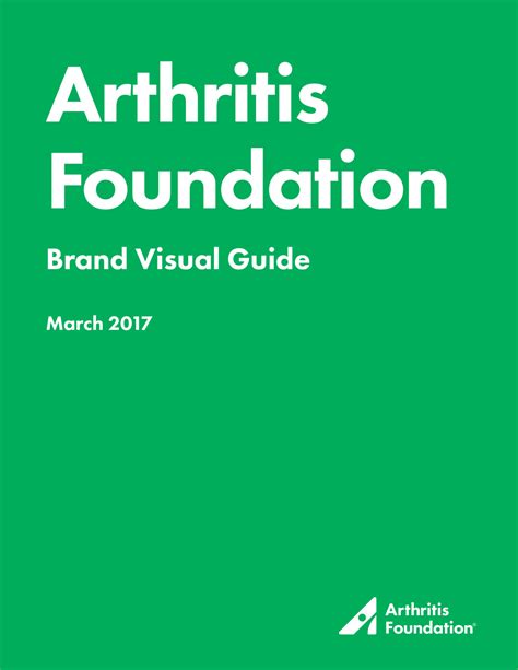 Arthritis Foundation | PDF document | Branding Style Guides