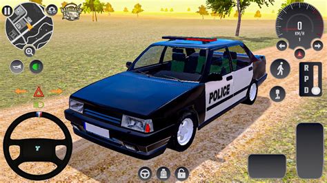 Şahin Polis Arabası Sürüş Simülatör Oyunu Police Life Simulator