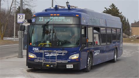 Brampton Transit 2021 New Flyer Xe40 Charge 2154 Bus Ride On 23