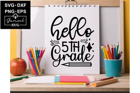 Hello Th Grade Svg Cut Files Back To School Svg