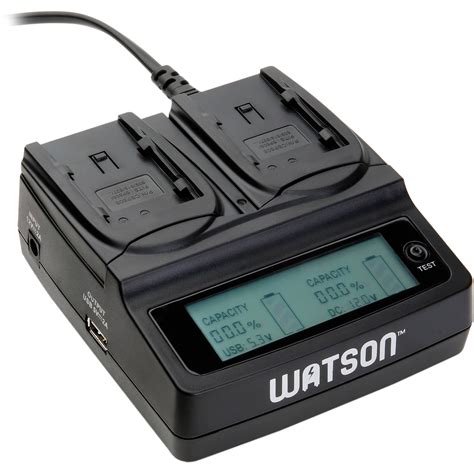 Watson Duo LCD Charger For BP 800 Series Batteries D 1508 B H