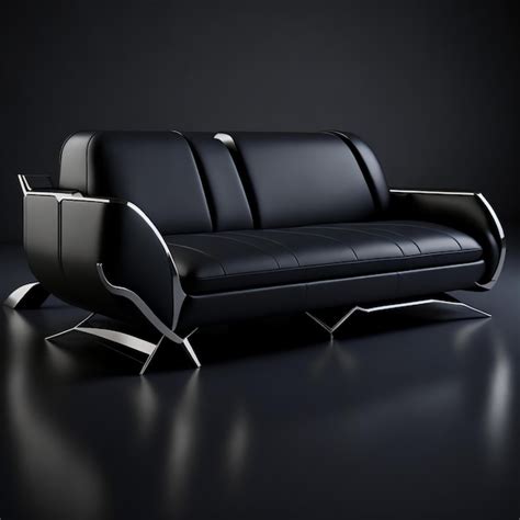 Ultra modern sofa XL Art Deco | Premium AI-generated image