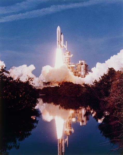 Launch Of First Space Shuttle Sts-1 Photograph by Nasa/science Photo ...