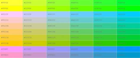 hex codes