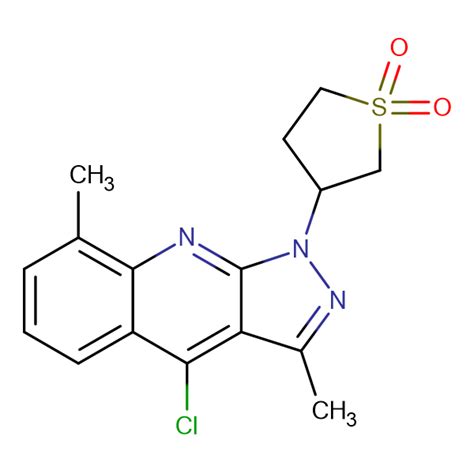 4 Chloro 1 1 1 Dioxo Tetrahydro 16 Thiophen 3 Yl 3 8 Dimethyl 1H