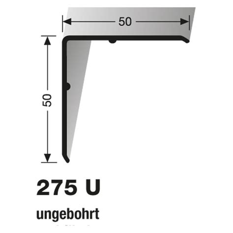 Küberit Eckschutzwinkel 50 X 50 Mm Typ 275 U 250 Cm Natur F0