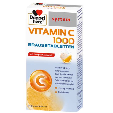 Vitamina C Mg Coprimate Efervescente Doppelherz Farmacia