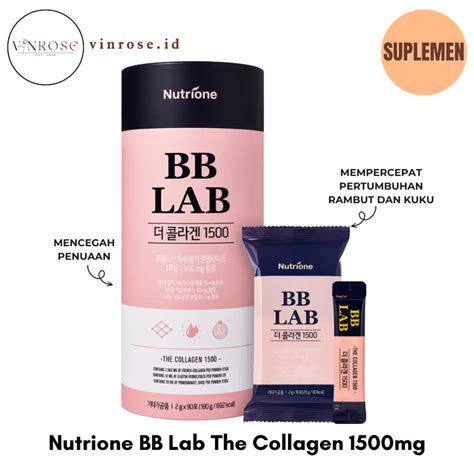 Jual Sachet Nutrione Bb Lab The Collagen Mg Kolagen Korea