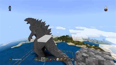 Godzilla My First Big Sculpture Rminecraftbuilds