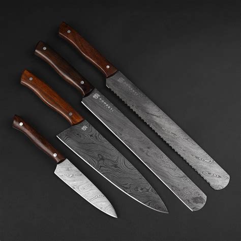 Premium Damascus Kitchen Knife Set | Damascus Knives