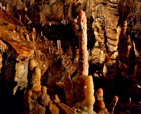 Natural Wonder Limestone Caves Of Kartchner Caverns Arizona