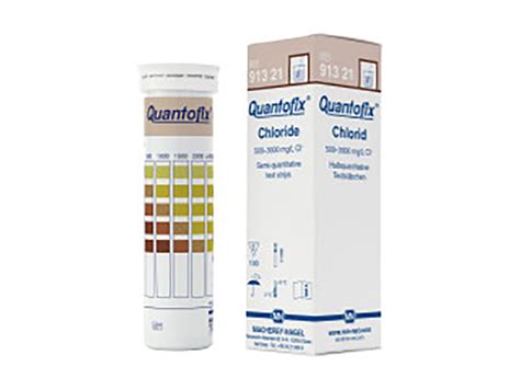 Semi Quantitative Test Strips Quantofix Chloride Shanghai Zimex