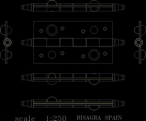 Iron Works Hinges Dwg Block For Autocad • Designs Cad