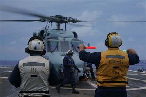 Dvids Images Uss Halsey Conducts Flight Operations Image Of