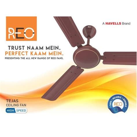 Havells Reo High Speed Ceiling Fan Sweep Size 1200 Mm Power 78 W At