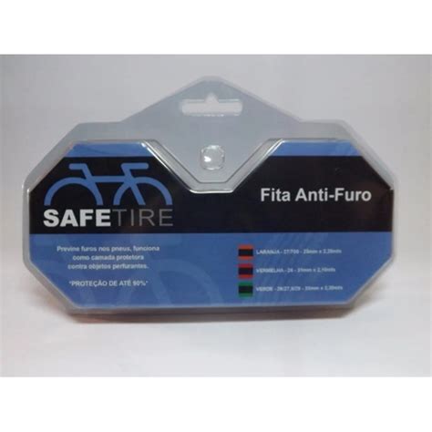 Fita Anti Furo Pneu Aro 700 Safetire 23mm Speed Bike Par No Shoptime