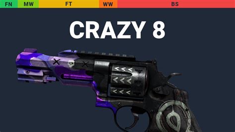 R8 Revolver Crazy 8 Skin Float And Wear Preview YouTube