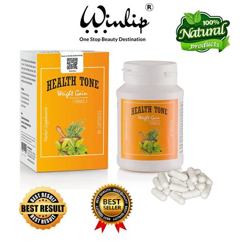 Health Tone Ayurvedic Weight Gain 90 Capsules At ₹ 1600 Bottle Best