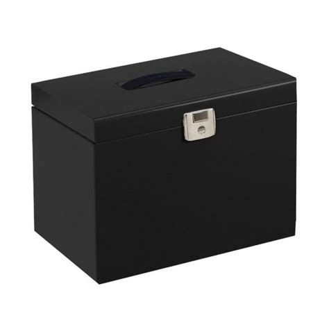 A4 Metal File Box – Black – Product Nation Ltd – Staffordshire B2B Stationery & Office Supplies