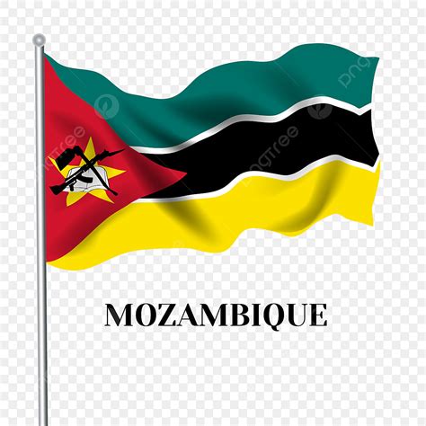 Hand Drawn Banner Clipart Vector Hand Drawn Cartoon Mozambique Flag