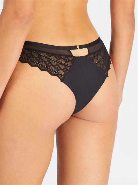 Culotte En Dentelle Envie De Lingerie Noir Kiabi 10 00