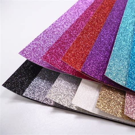 Fine Glitter Sheets :: WHOLE SET | paper-and-string