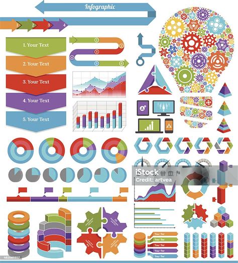 Elemen Dan Desain Infografis Ilustrasi Stok Unduh Gambar Sekarang