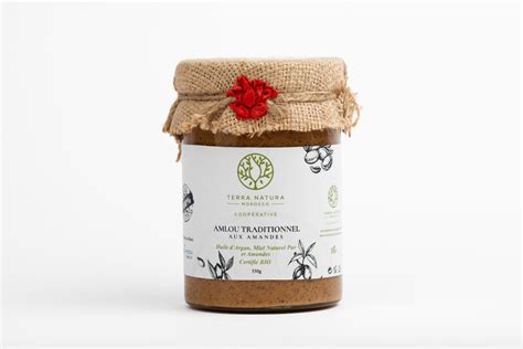 AMLOU TRADITIONNEL AUX AMANDES BIO Terranaturamorocco