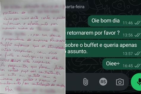 Clientes reclamam de prejuízo após dona de buffet sumir sem entregar