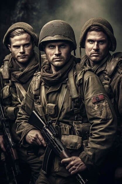 Premium AI Image | movie poster with three veteran special forces soldiers