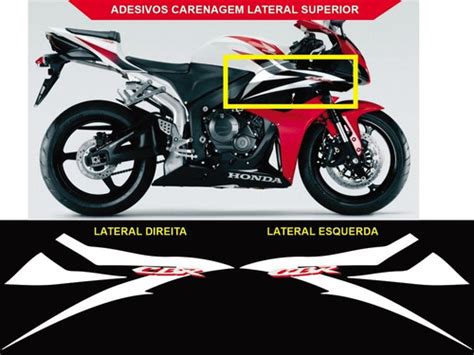 Adesivo Cbr Rr Carenagem Lateral Superior Sticker Win