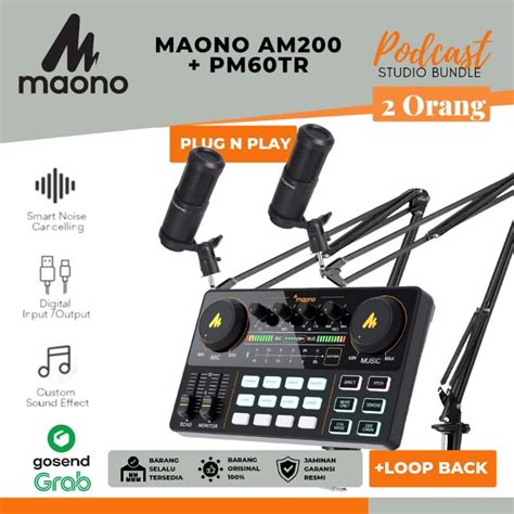 Jual Paket Maonocaster Au Am Mic Pm Tr Arm Stand Podcast