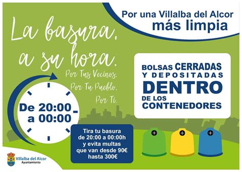 CAMPAÑA DE CONCIENCIACIÓN LA BASURA A SU HORA